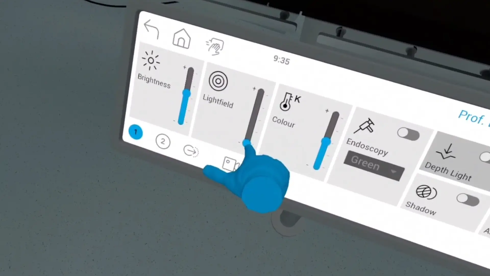 Sales team using the Dr Mach VR demo